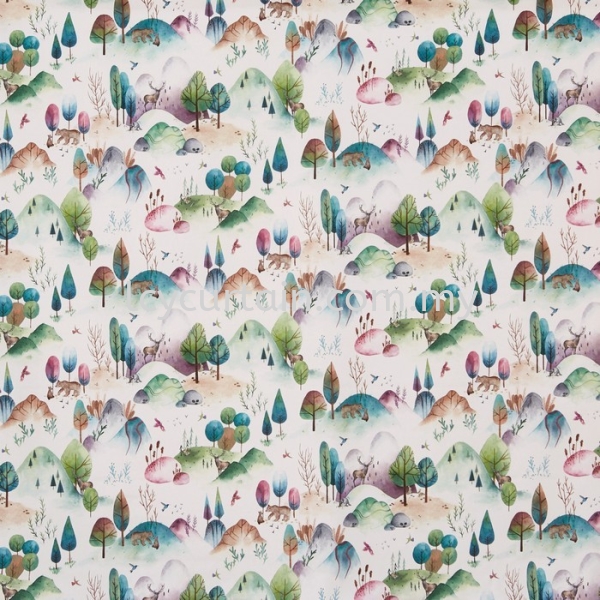 Prestigious Textiles Big Adventure Woodland Walk Candyfloss Children Curtain Curtain Selangor, Malaysia, Kuala Lumpur (KL), Puchong Supplier, Suppliers, Supply, Supplies | LCY Curtain & Blinds