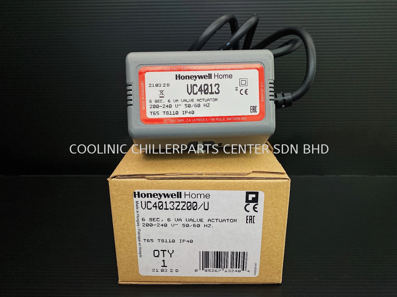 VC4013ZZ00 Honeywell ON/OFF Actuator 240V 50/60HZ