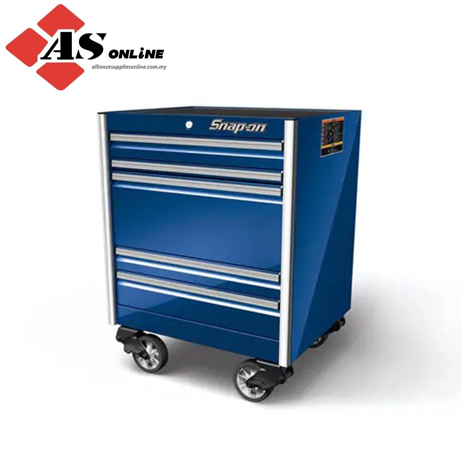 SNAP-ON 36" Five-Drawer EPIQ Series End Cabinet with PowerDrawer (Royal Blue) / Model: KEEP361A0PCM