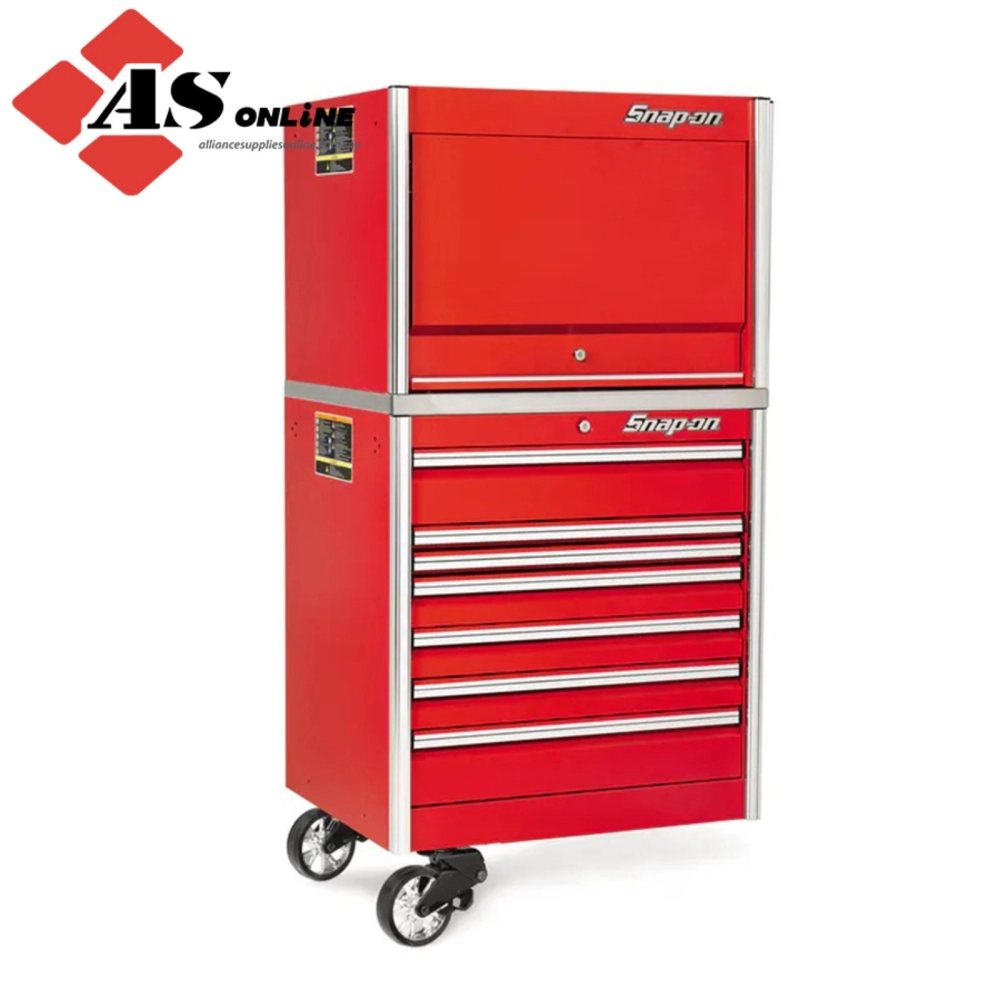 SNAP-ON 36" Seven-Drawer EPIQ Series End Cabinet (Red) / Model: KEEN361A0PBO