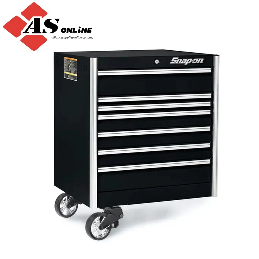 SNAP-ON 36" Seven-Drawer EPIQ Series End Cabinet (Gloss Black) / Model: KEEN361A0PC