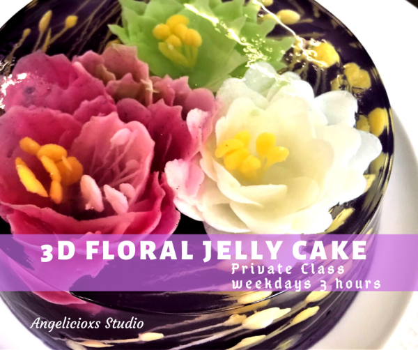 3D Jelly Cake Private Class Weekly Private Workshop Kuala Lumpur (KL), Malaysia, Selangor, Danau Desa Class, Lesson, Workshop | Angelicioxs Studio