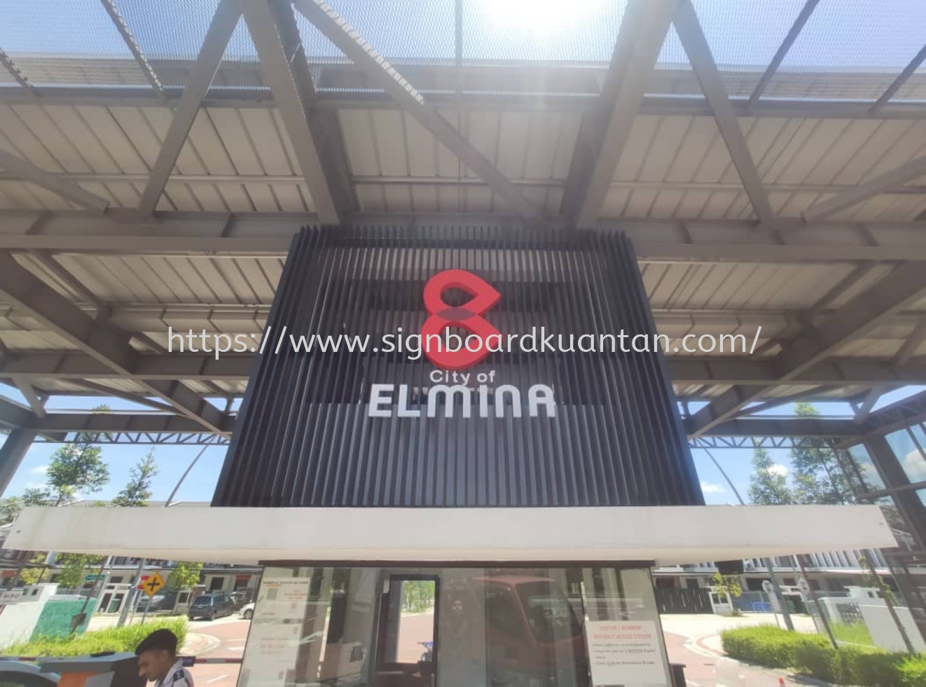 ELMINA 3D LED FRONTLIT AT KUANTAN 