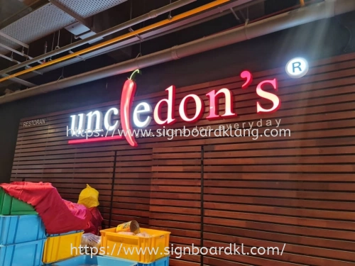 LOUNGE BAR INDOOR 3D BOX UP LETTERING SIGNBOARD VENDOR AT SETAPAK, SEPUTEH, MALAYSIA