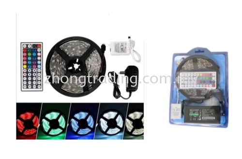 Led Strip Light Rgb 5Meter Set With Remote 