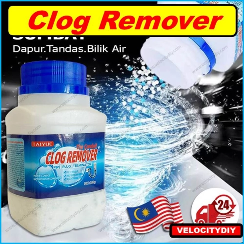 （管道疏通剂）Drain Clog Clog Remover Sumbat Sinki Sumbat Tandas 280gm