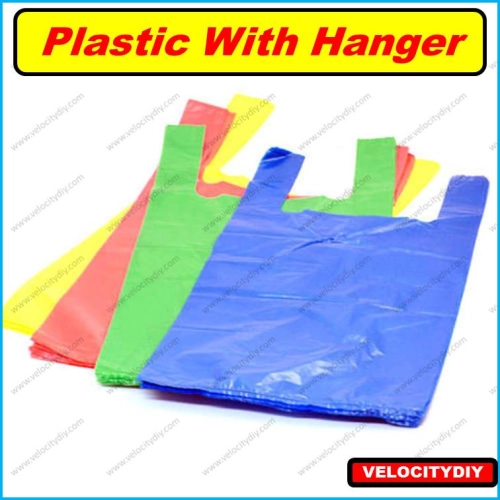 （背心袋）Plastic Bag With Hanger Plastik Beg Ada Pemenggang