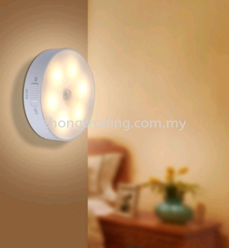 Infrared Sensor Night Light 2in1 Colour (White & warm white) 