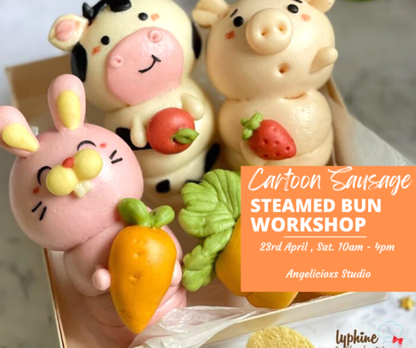 Cartoon Sausage Steamed Bun Hands On Workshop Baking Workshop Baking & Culinary Kuala Lumpur (KL), Malaysia, Selangor, Danau Desa Class, Lesson, Workshop | Angelicioxs Studio