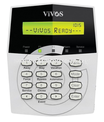 Vivos EZ-P LCD Keypad Vivos Alarm Security System Pahang, Malaysia, Kuantan Supplier, Installation, Supply, Supplies | C K HOME AUTOMATION SDN BHD