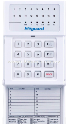 Bluguard V16n LCD Keypad