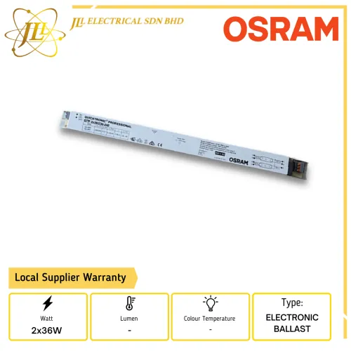 OSRAM QTP 2x36W T8 ELECTRONIC BALLAST