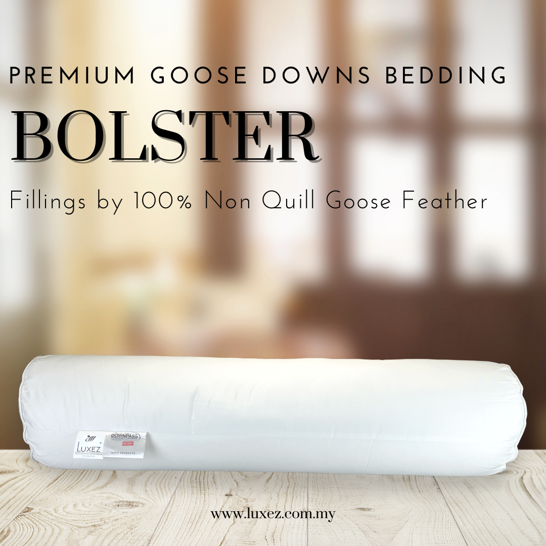 Luxez Luxurious Goose Feather Bolster