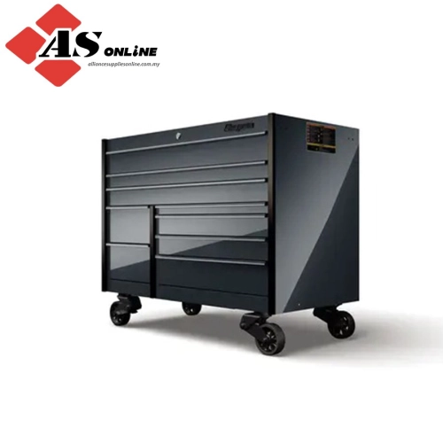 SNAP-ON 54" Nine-Drawer Double-Bank Masters Series Roll Cab with PowerDrawer and SpeeDrawer / Model: KMP1022ABBW