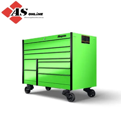 SNAP-ON 54" Nine-Drawer Double-Bank Masters Series Roll Cab with PowerDrawer and SpeeDrawer / Model: KMP1022ABKG