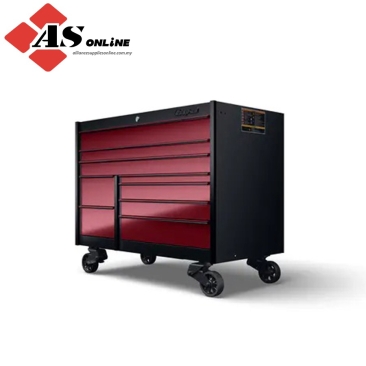 SNAP-ON 54" Nine-Drawer Double-Bank Masters Series Roll Cab with PowerDrawer and SpeeDrawer / Model: KMP1022AZBR