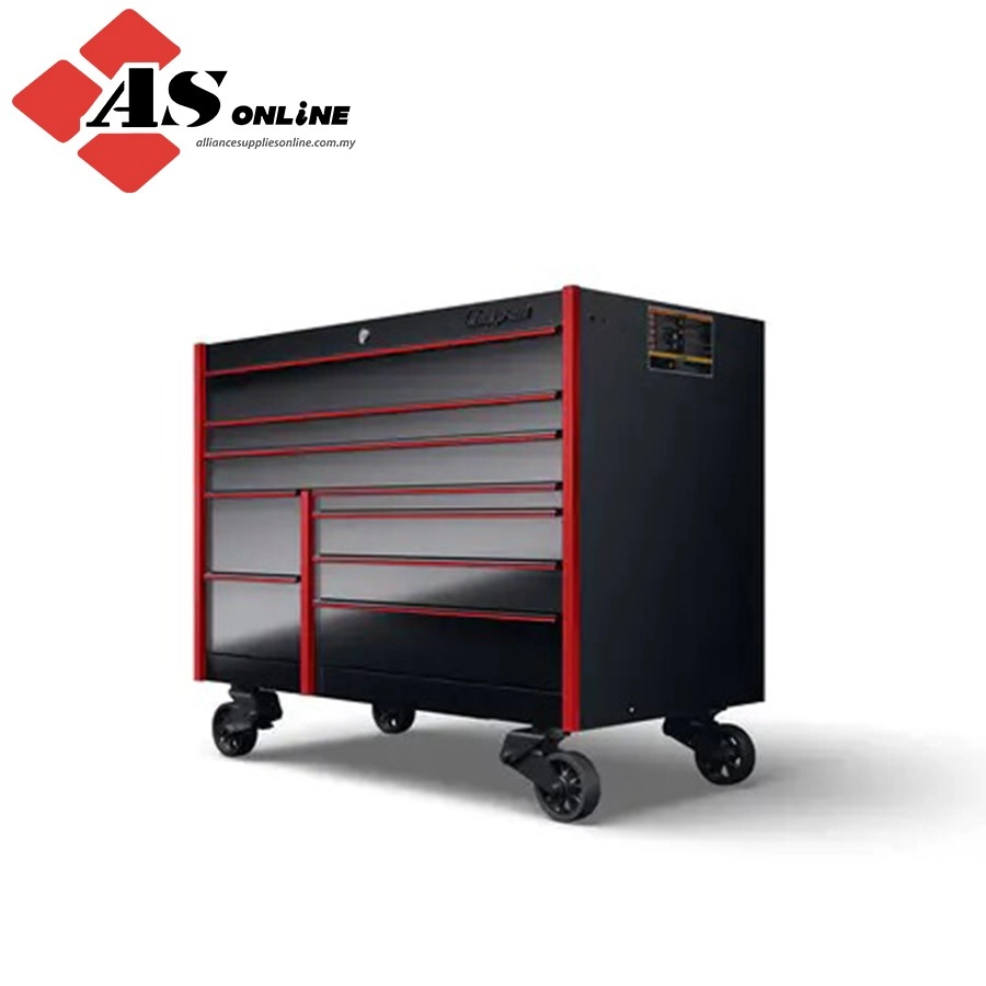 SNAP-ON 54" Nine-Drawer Double-Bank Masters Series Roll Cab with PowerDrawer and SpeeDrawer / Model: KMP1022ABLU