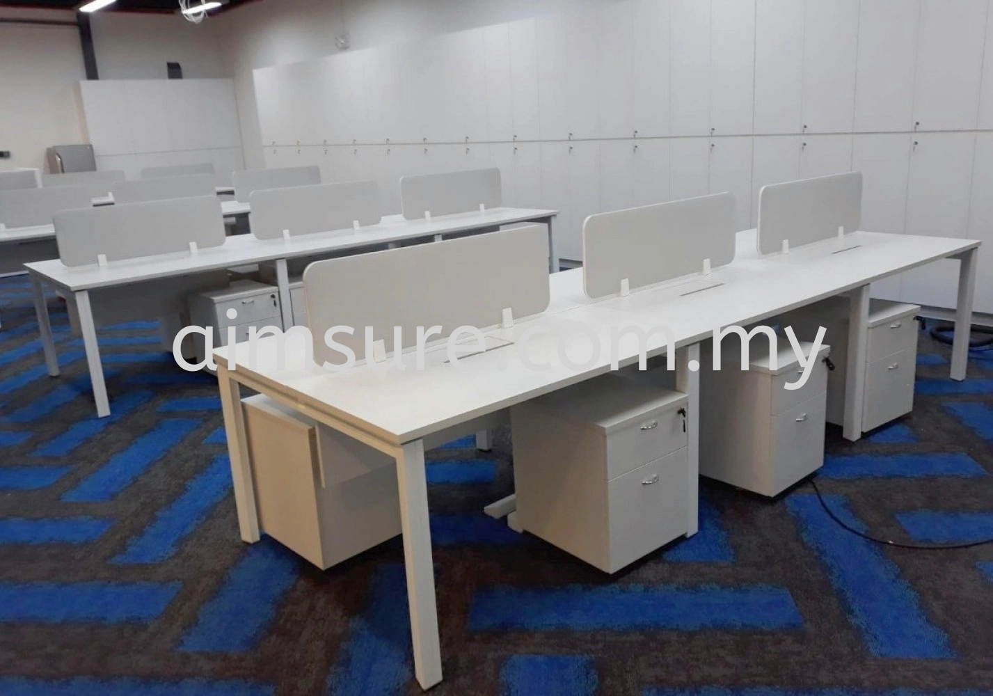 Desking panel Furniture workstation with U metal leg 