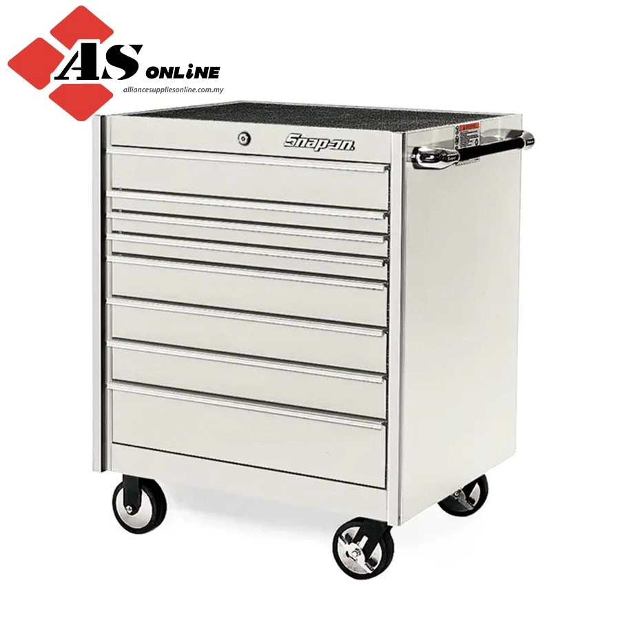 SNAP-ON 36" Eight-Drawer Single Bank Masters Series Roll Cab (White) / Model: KRL1056DPU