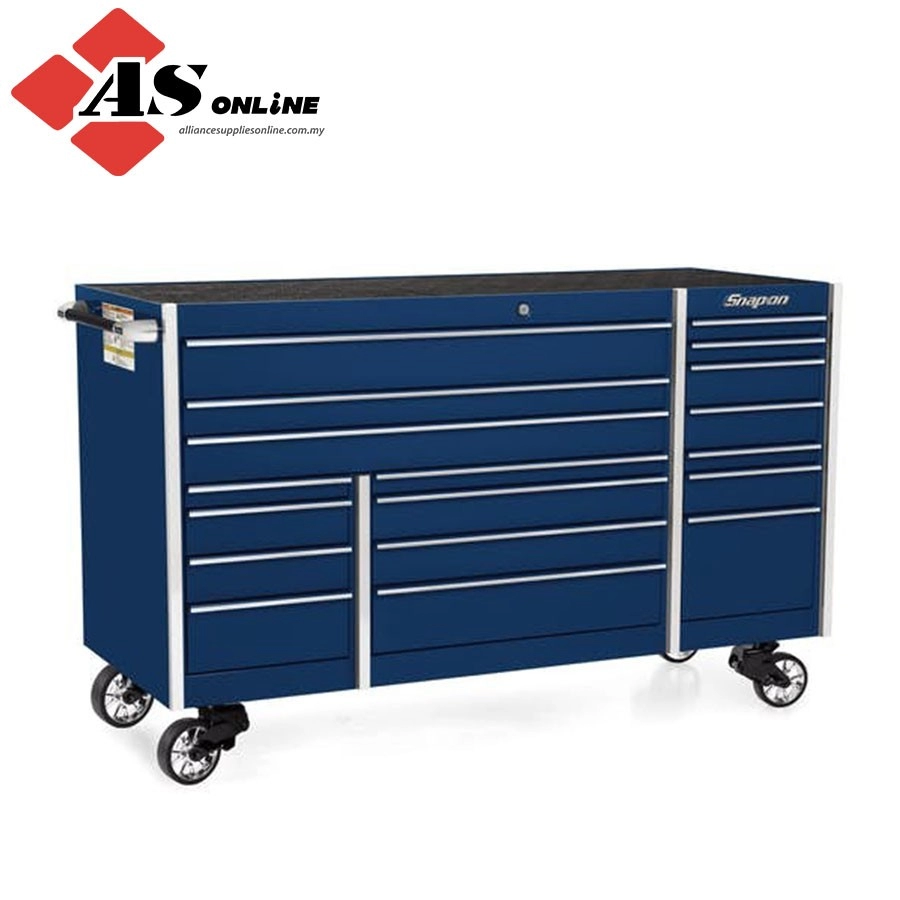 SNAP-ON 72" 18-Drawer Triple-Bank Masters Series Roll Cab (Royal Blue) / Model: KTL1023APCM