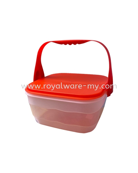 RW0328 Square Container w/Handle Others Malaysia, Selangor, Kuala Lumpur (KL), Klang Supplier, Manufacturer, Supply, Supplies | Wei Khing Marketing Sdn Bhd