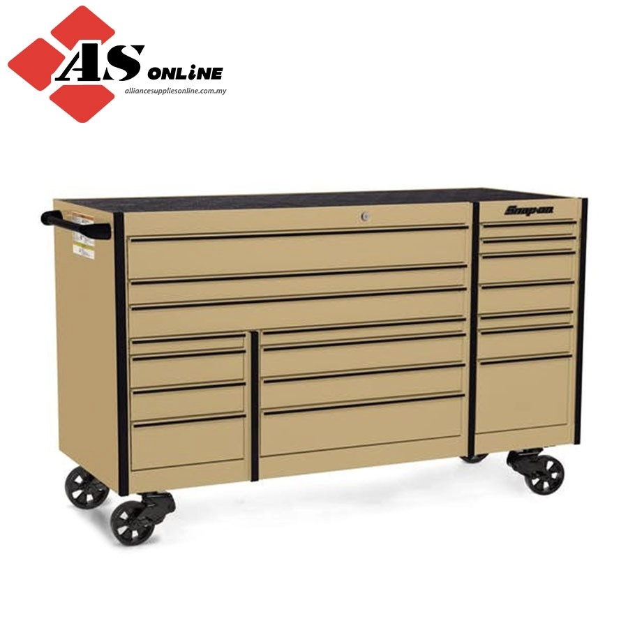 SNAP-ON 72" 18-Drawer Triple-Bank Masters Series Roll Cab (Combat Tan w/ Black Trim) / Model: KTL1023APZS