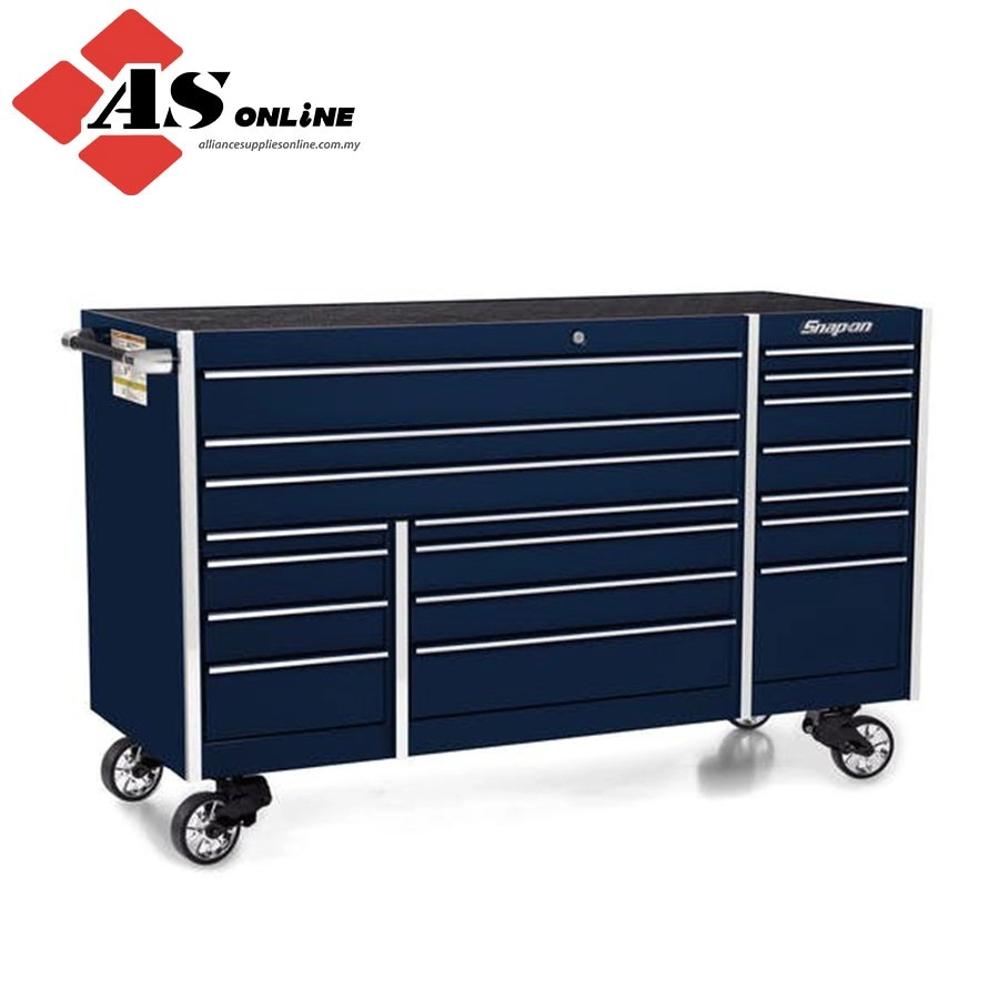 SNAP-ON 72" 18-Drawer Triple-Bank Masters Series Roll Cab (Midnight Blue) / Model: KTL1023APDG