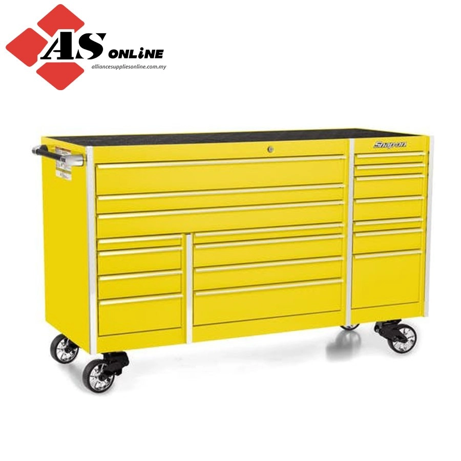 SNAP-ON 72" 18-Drawer Triple-Bank Masters Series Roll Cab (Ultra Yellow) / Model: KTL1023APES