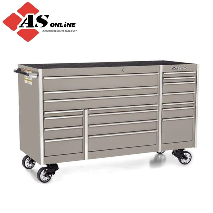 SNAP-ON 72" 18-Drawer Triple-Bank Masters Series Roll Cab (Arctic Silver) / Model: KTL1023APKS