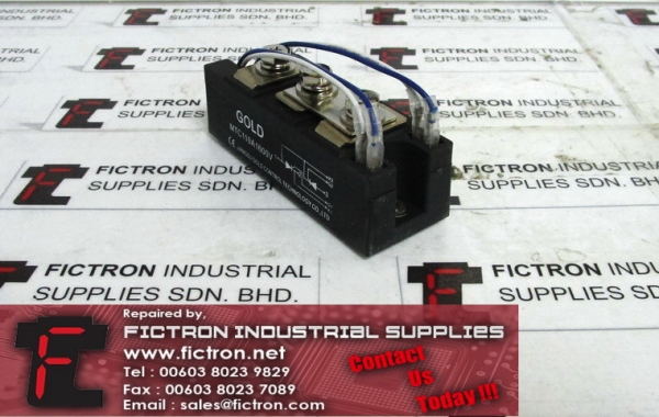 MTC110A1600V JIANGSU GOLD Thyristor Module Supply Repair Malaysia Singapore Indonesia USA Thailand JIANGSU GOLD Selangor, Malaysia, Penang, Kuala Lumpur (KL), Subang Jaya, Singapore Supplier, Suppliers, Supply, Supplies | Fictron Industrial Supplies Sdn Bhd