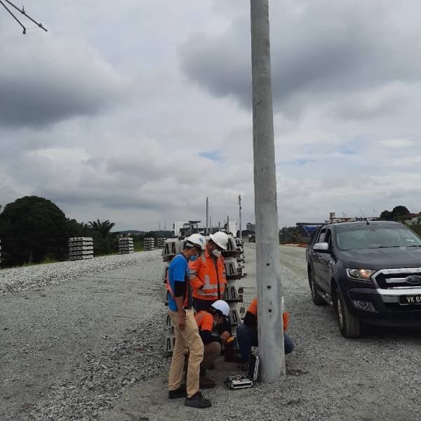 Standard Mast Type 106 Standard Mast Type Nilai,Negeri Sembilan, Malaysia Customized Concrete Products, Best Quality Concrete Poles, Kicking Block Supplied | Dalia Industries Sdn Bhd