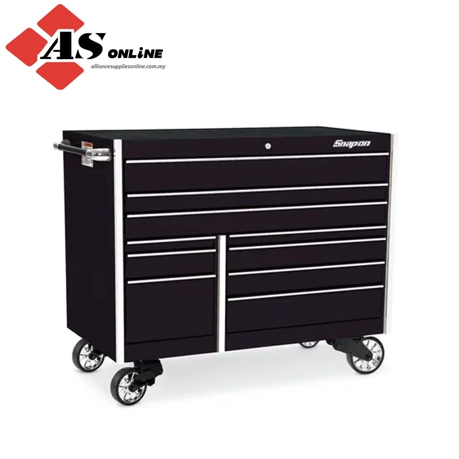 SNAP-ON 54" 10-Drawer Double-Bank Masters Series Roll Cab (Gloss Black) / Model: KTL1022APC