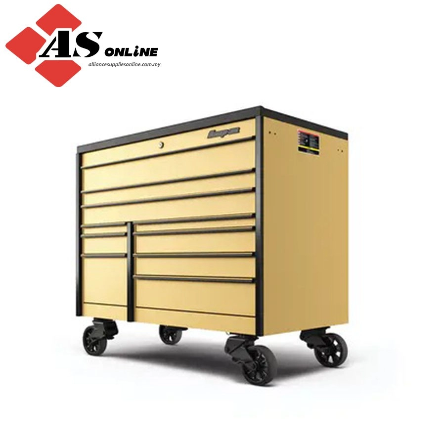 SNAP-ON 54" 10-Drawer Double-Bank Masters Series Bed Liner Top Roll Cab (Combat Tan w/ Black Trim) / Model: KTL1022APZS7