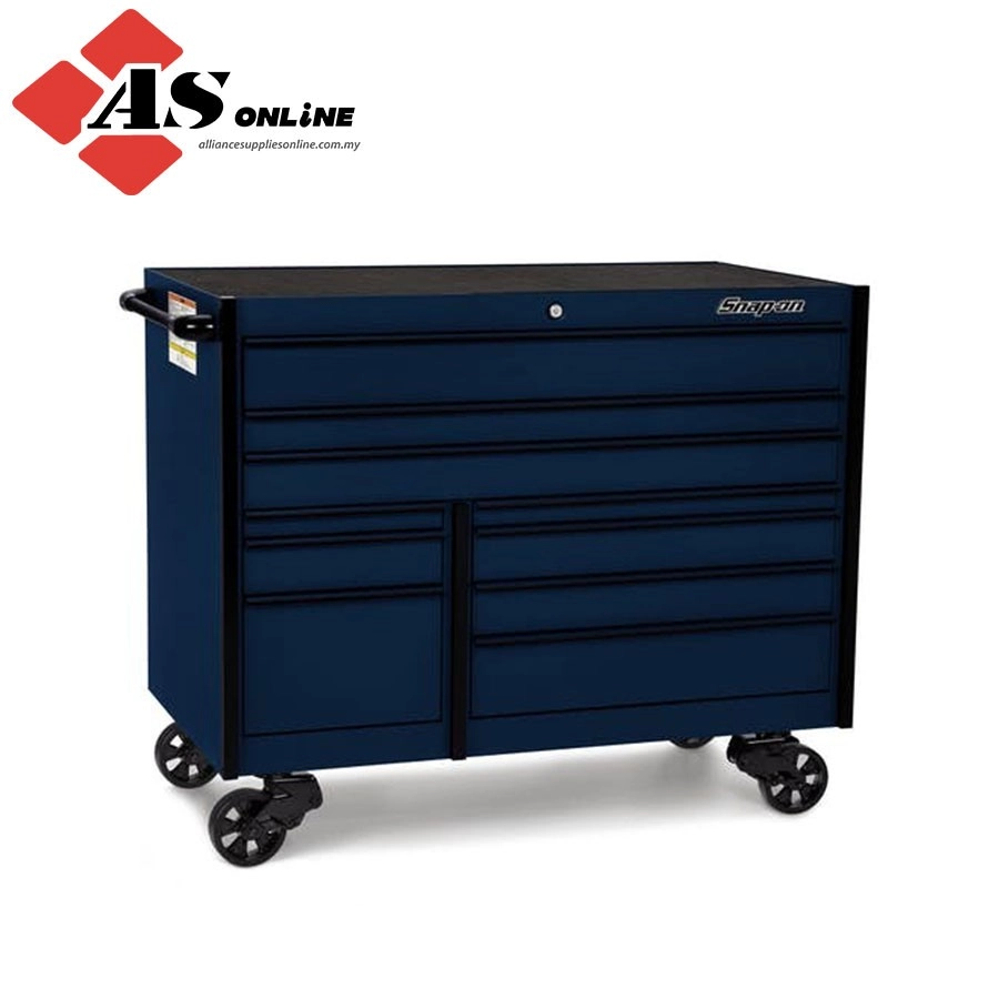 SNAP-ON 54" 10-Drawer Double-Bank Masters Series Roll Cab (Midnight Blue with Blackout Details) / Model: KTL1022ABQD