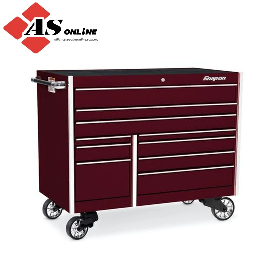 SNAP-ON 54" 10-Drawer Double-Bank Masters Series Roll Cab (Deep Cranberry) / Model: KTL1022APM
