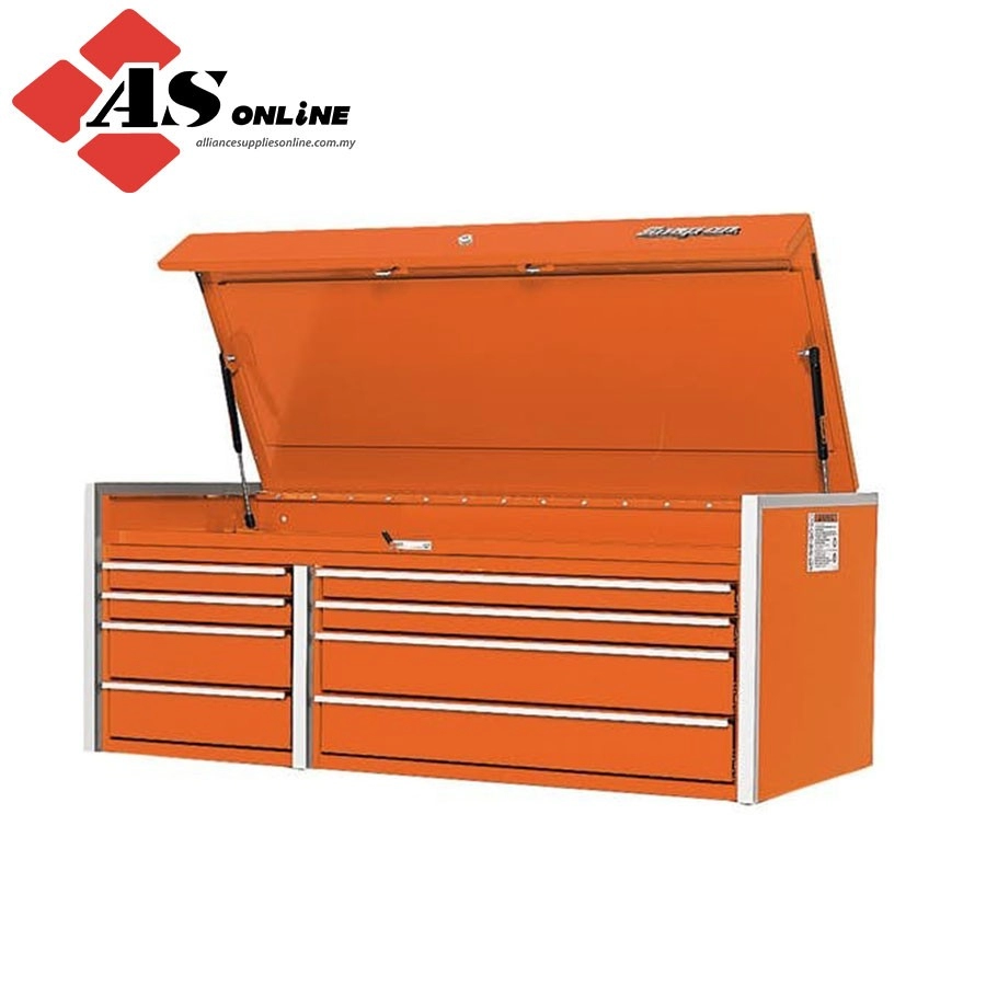 SNAP-ON 54" Eight-Drawer Double-Bank Masters Series Top Chest (Electric Orange) / Model: KRL791APJK
