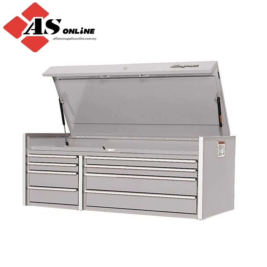 SNAP-ON 54" Eight-Drawer Double-Bank Masters Series Top Chest (Arctic Silver) / Model: KRL791APKS