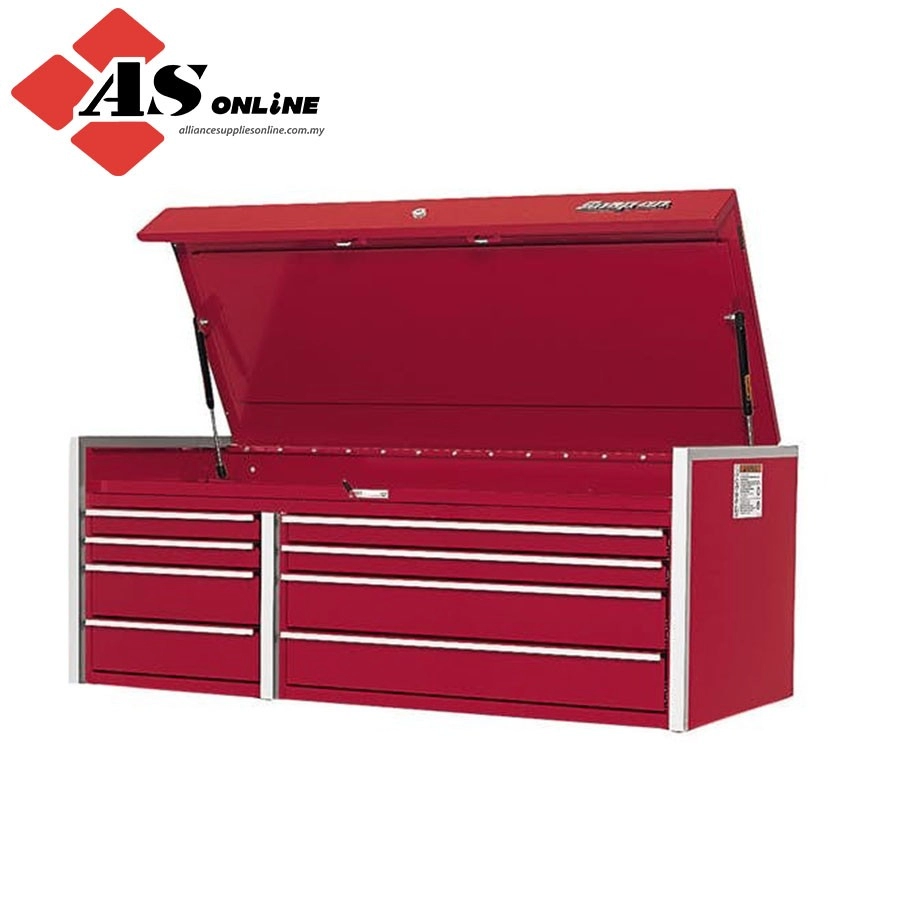 SNAP-ON 54" Eight-Drawer Double-Bank Masters Series Top Chest (Candy Apple Red) / Model: KRL791APJH