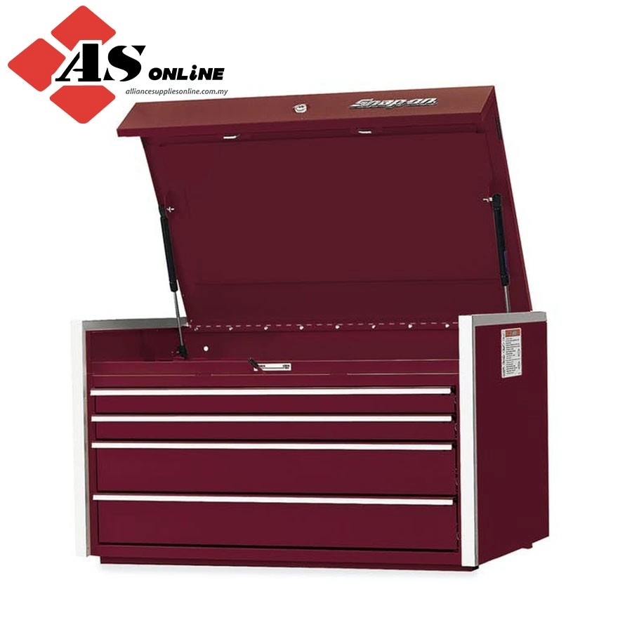 SNAP-ON 36" Four-Drawer Single Bank Masters Series Top Chest (Deep Cranberry) / Model: KRL751PM