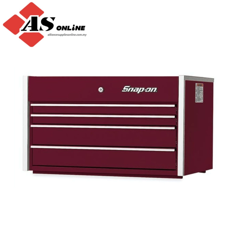 SNAP-ON 36" Four-Drawer Single Bank Masters Series Top Chest (Deep Cranberry) / Model: KRL751PM