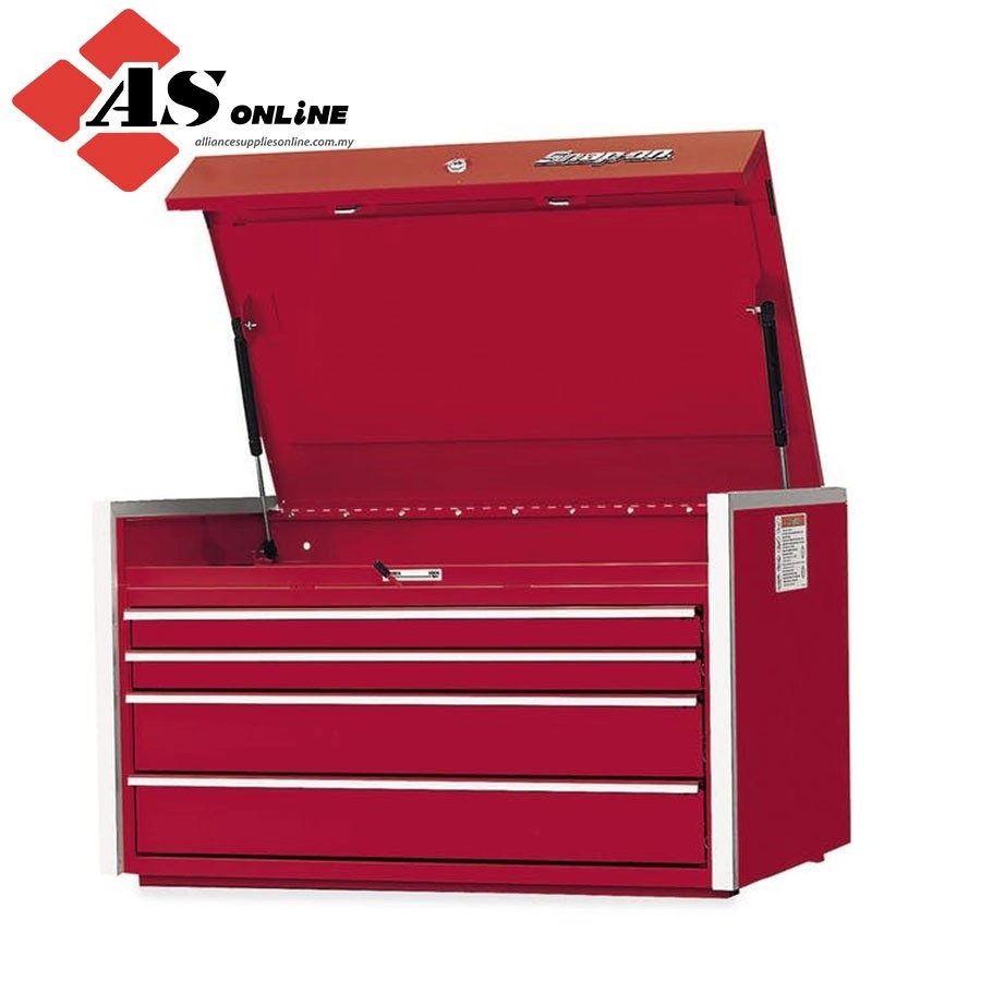 SNAP-ON 36" Four-Drawer Single Bank Masters Series Top Chest (Candy Apple Red) / Model: KRL751PJH