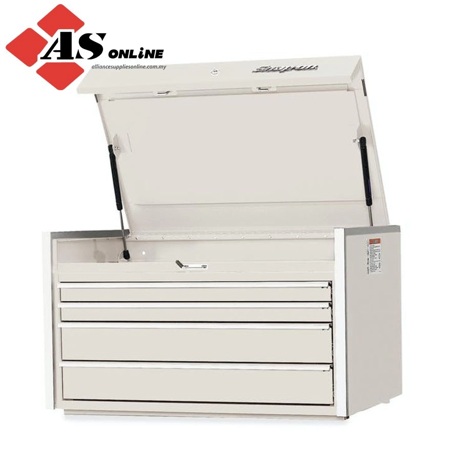 SNAP-ON 36" Four-Drawer Single Bank Masters Series Top Chest (White) / Model: KRL751PU