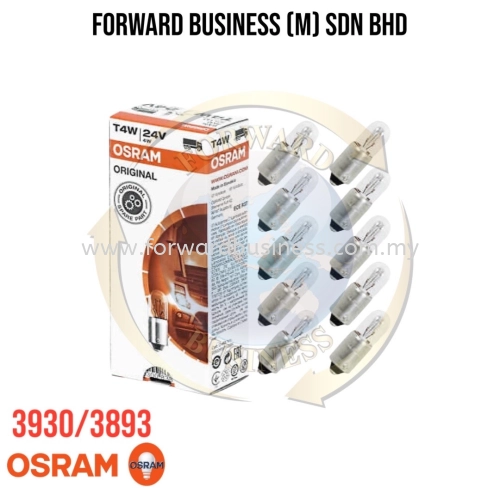 OSRAM Holegen Light Bulb 3893/3930 (4038) 12V/24V 4W T4W