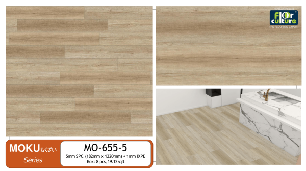 MO 655-5 [MUJI] 6MM SPC FLOORING Vinyl Flooring Selangor, Kuala Lumpur (KL), Malaysia, Subang Jaya Supplier, Suppliers, Supply, Supplies | Floor Culture Holdings Sdn Bhd