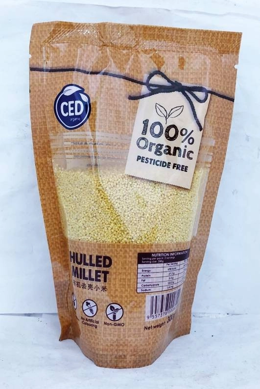 CED ORGANIC HULLED MILLET 300G 有机去壳小米