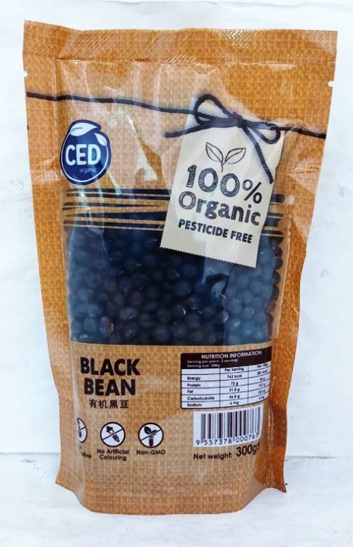 CED ORGANIC BLACK BEAN 300G