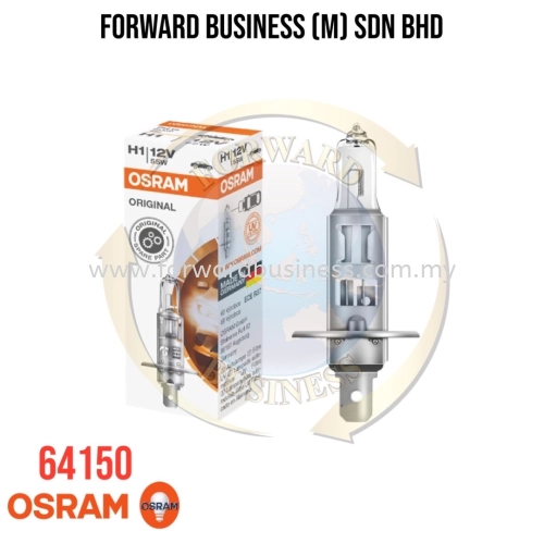 64150 H1 12V 55W / 62200 H1 12V 100W OSRAM Car Bulb Headlights Low Beam Lights High Beam Halogen Lamp 3200K (1 bulb)