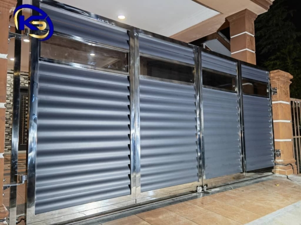 Folding Gate Jalan TU 21, Taman Tasik Utama, Ayer Keroh. Ayer Keroh Malacca Main Gate  Johor Bahru (JB), Malaysia, Selangor, Kuala Lumpur (KL) Supplier, Suppliers, Supply, Supplies | Knight Services Enterprise Sdn Bhd