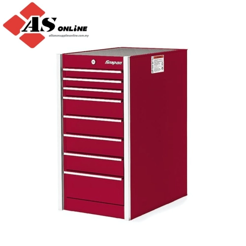 SNAP-ON 19" Eight-Drawer Single Bank Masters Series End Cab (Candy Apple Red) / Model: KRL1011APJH
