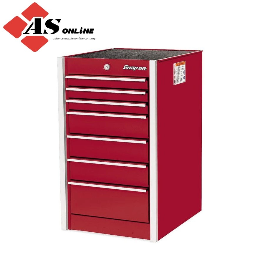 SNAP-ON 19" Seven-Drawer Masters Series End Cab (Candy Apple Red) / Model: KRL711APJH